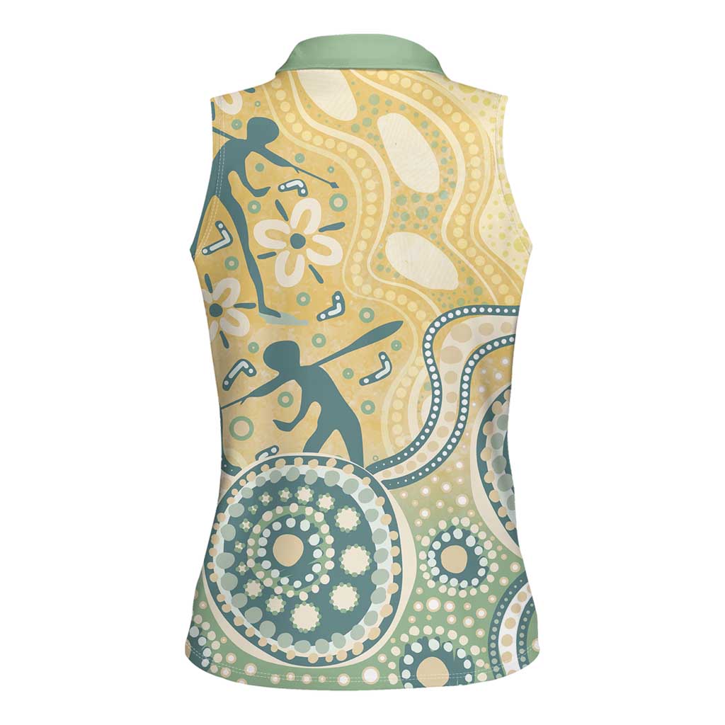 Pastel NAIDOC Week 2026 First Nations Indigenous Women Sleeveless Polo Shirt The Life