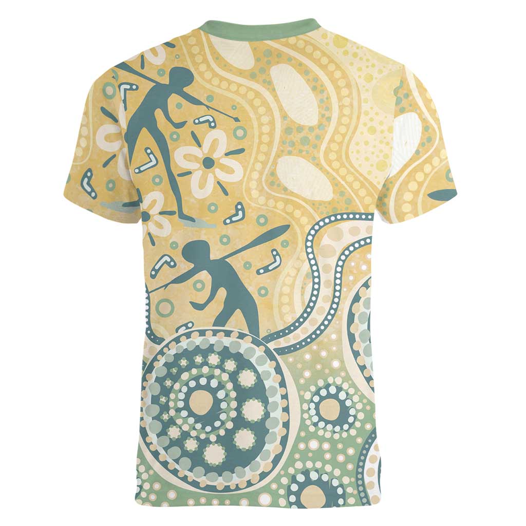 Pastel NAIDOC Week 2026 First Nations Indigenous Women V-Neck T-Shirt The Life