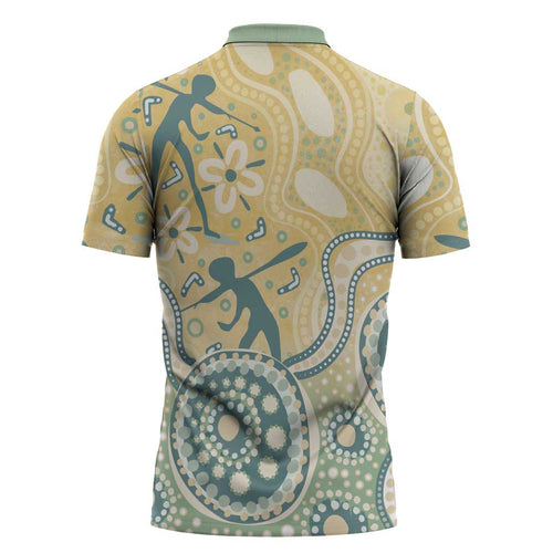 Pastel NAIDOC Week 2026 First Nations Indigenous Zipper Polo Shirt The Life