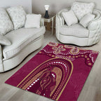 Personalized Australia QLD Rugby Indigenous Series Area Rug Maroons Kangaroos