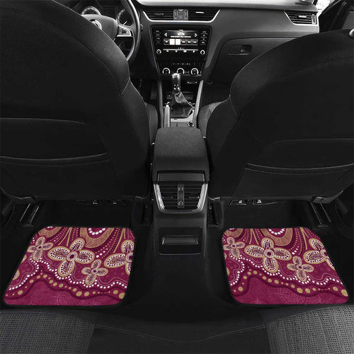Personalized Australia QLD Rugby Indigenous Series Car Mats Maroons Kangaroos