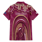Personalized Australia QLD Rugby Indigenous Series Hawaiian Shirt Maroons Kangaroos