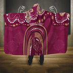 Personalized Australia QLD Rugby Indigenous Series Hooded Blanket Maroons Kangaroos