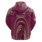 Personalized Australia QLD Rugby Indigenous Series Hoodie Maroons Kangaroos