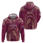 Personalized Australia QLD Rugby Indigenous Series Hoodie Maroons Kangaroos