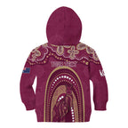 Personalized Australia QLD Rugby Indigenous Series Kid Hoodie Maroons Kangaroos