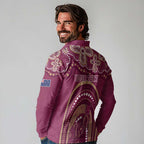 Personalized Australia QLD Rugby Indigenous Series Long Sleeve Polo Shirt Maroons Kangaroos