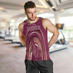 Personalized Australia QLD Rugby Indigenous Series Men Tank Top Maroons Kangaroos