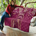 Personalized Australia QLD Rugby Indigenous Series Quilt Maroons Kangaroos