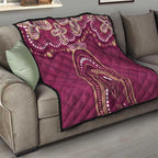 Personalized Australia QLD Rugby Indigenous Series Quilt Maroons Kangaroos