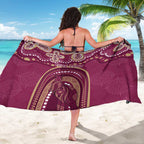 Personalized Australia QLD Rugby Indigenous Series Sarong Maroons Kangaroos