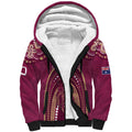 Personalized Australia QLD Rugby Indigenous Series Sherpa Hoodie Maroons Kangaroos