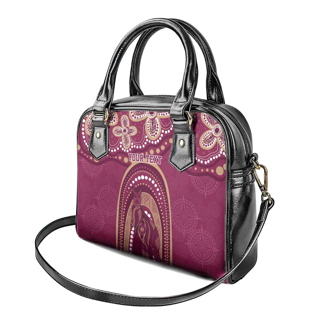 Personalized Australia QLD Rugby Indigenous Series Shoulder Handbag Maroons Kangaroos