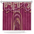 Personalized Australia QLD Rugby Indigenous Series Shower Curtain Maroons Kangaroos