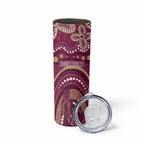 Personalized Australia QLD Rugby Indigenous Series Skinny Tumbler Maroons Kangaroos