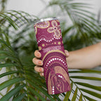 Personalized Australia QLD Rugby Indigenous Series Skinny Tumbler Maroons Kangaroos
