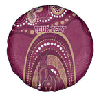 Personalized Australia QLD Rugby Indigenous Series Spare Tire Cover Maroons Kangaroos