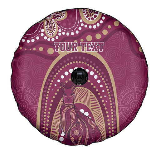 Personalized Australia QLD Rugby Indigenous Series Spare Tire Cover Maroons Kangaroos