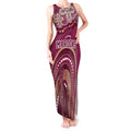 Personalized Australia QLD Rugby Indigenous Series Tank Maxi Dress Maroons Kangaroos