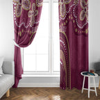 Personalized Australia QLD Rugby Indigenous Series Window Curtain Maroons Kangaroos