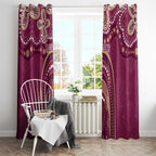 Personalized Australia QLD Rugby Indigenous Series Window Curtain Maroons Kangaroos
