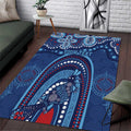 Personalized Australia NSW Rugby Indigenous Series Area Rug Blues Platypus