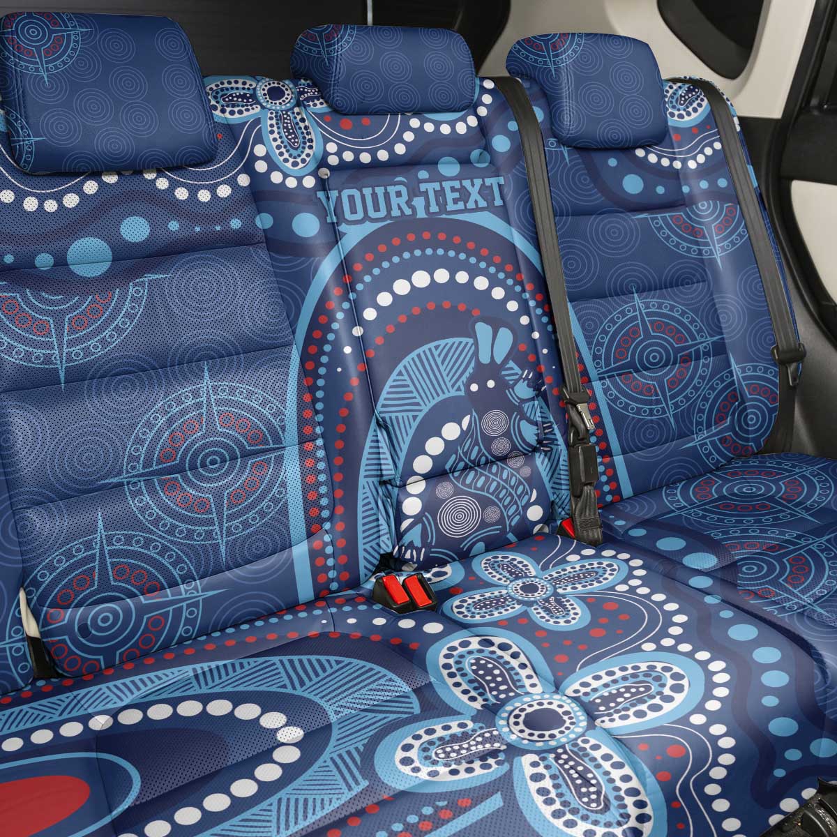 Personalized Australia NSW Rugby Indigenous Series Back Car Seat Cover Blues Platypus