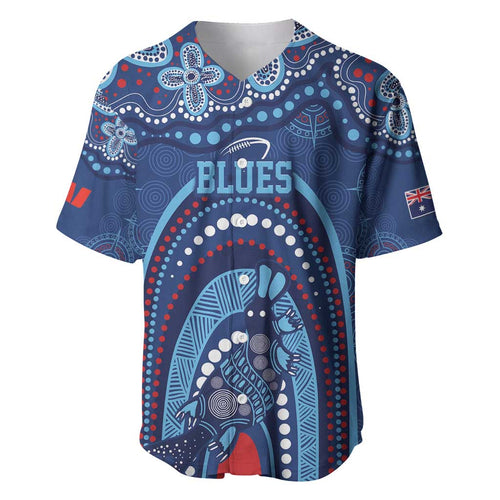 Personalized Australia NSW Rugby Indigenous Series Baseball Jersey Blues Platypus