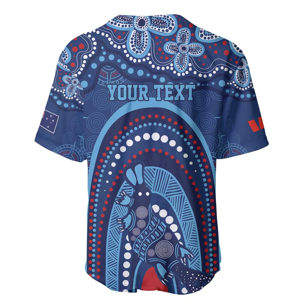 Personalized Australia NSW Rugby Indigenous Series Baseball Jersey Blues Platypus