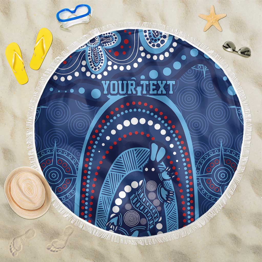 Personalized Australia NSW Rugby Indigenous Series Beach Blanket Blues Platypus