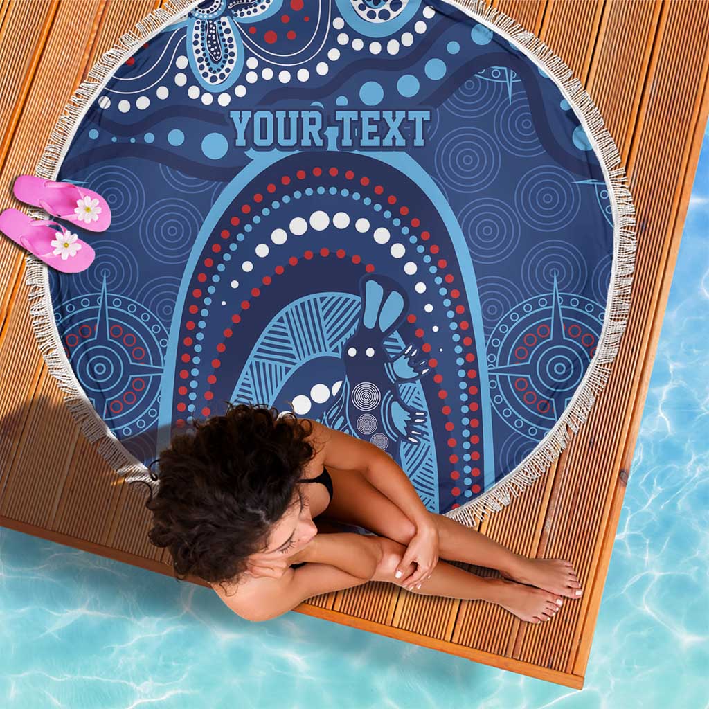 Personalized Australia NSW Rugby Indigenous Series Beach Blanket Blues Platypus