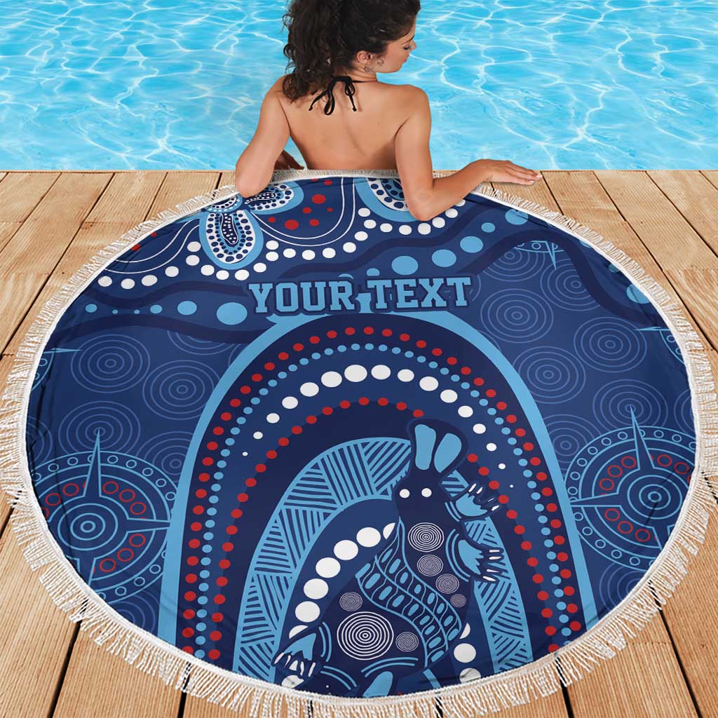 Personalized Australia NSW Rugby Indigenous Series Beach Blanket Blues Platypus