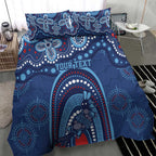 Personalized Australia NSW Rugby Indigenous Series Bedding Set Blues Platypus