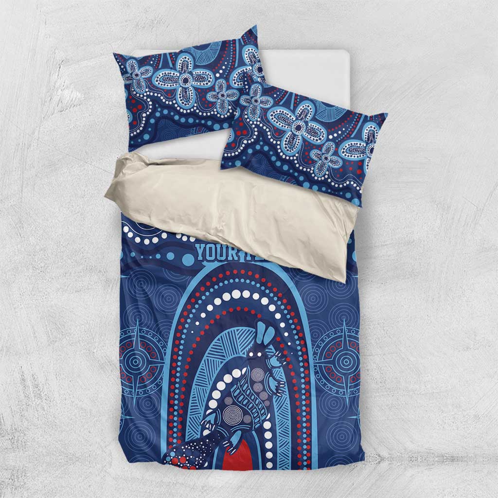 Personalized Australia NSW Rugby Indigenous Series Bedding Set Blues Platypus