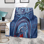 Personalized Australia NSW Rugby Indigenous Series Blanket Blues Platypus