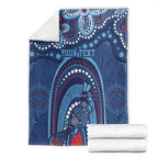 Personalized Australia NSW Rugby Indigenous Series Blanket Blues Platypus