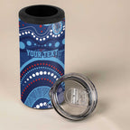 Personalized Australia NSW Rugby Indigenous Series 4 in 1 Can Cooler Tumbler Blues Platypus