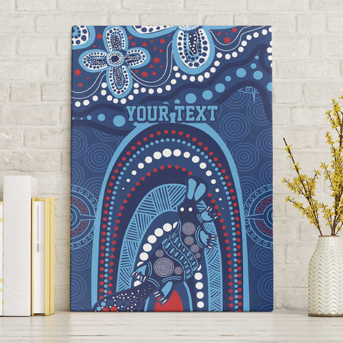 Personalized Australia NSW Rugby Indigenous Series Canvas Wall Art Blues Platypus