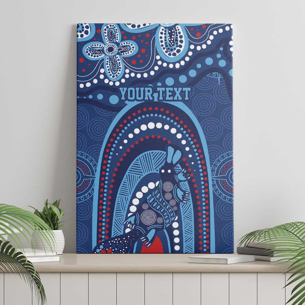 Personalized Australia NSW Rugby Indigenous Series Canvas Wall Art Blues Platypus
