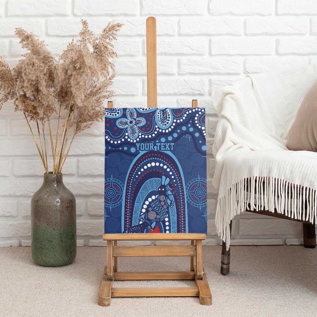 Personalized Australia NSW Rugby Indigenous Series Canvas Wall Art Blues Platypus