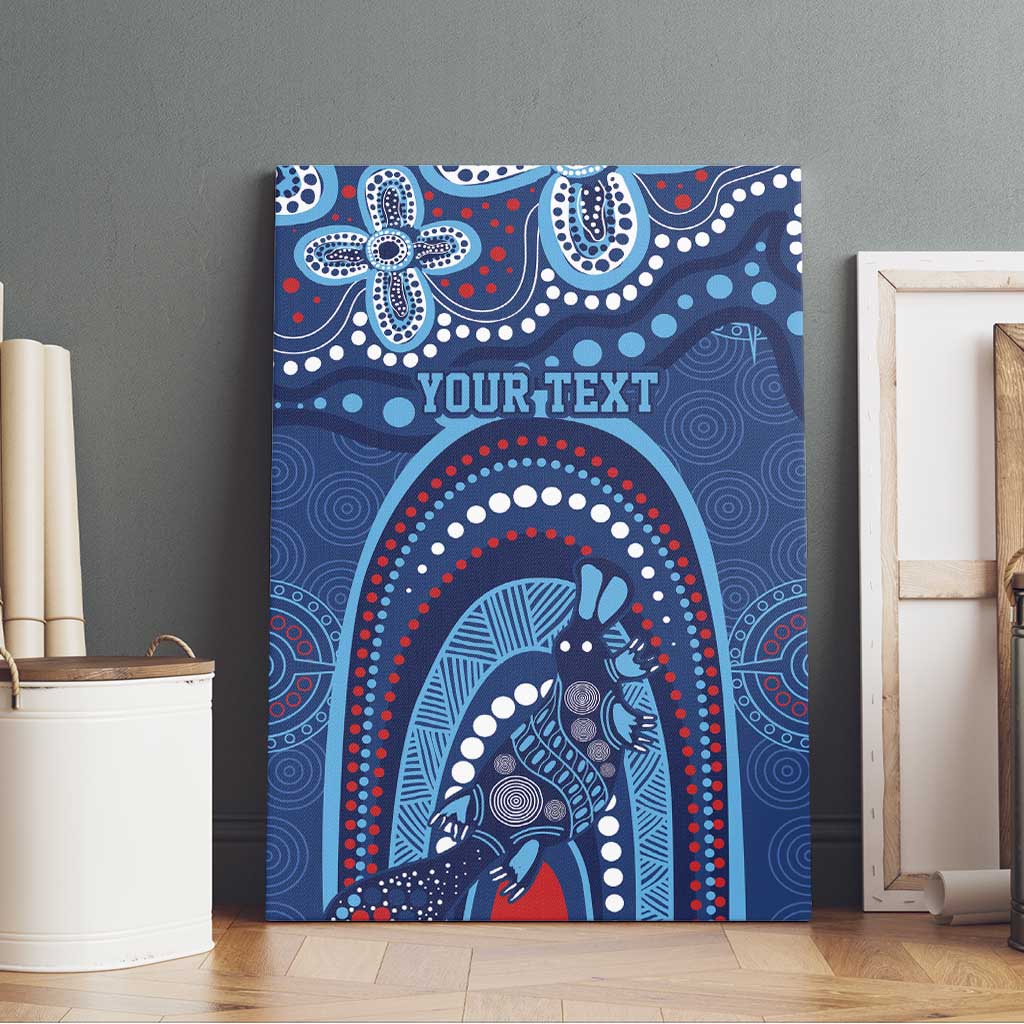 Personalized Australia NSW Rugby Indigenous Series Canvas Wall Art Blues Platypus
