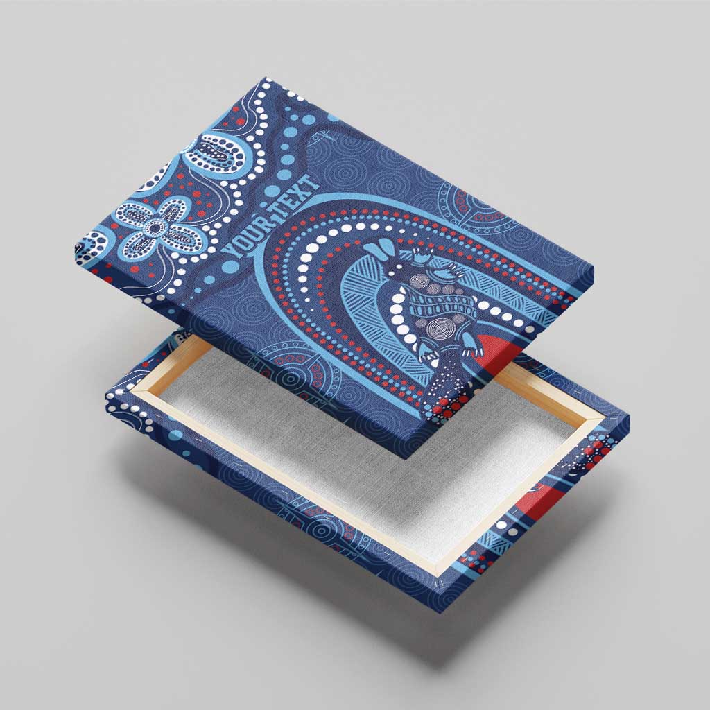 Personalized Australia NSW Rugby Indigenous Series Canvas Wall Art Blues Platypus