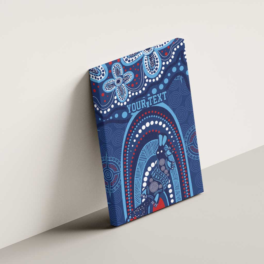 Personalized Australia NSW Rugby Indigenous Series Canvas Wall Art Blues Platypus