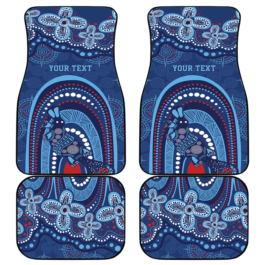 Personalized Australia NSW Rugby Indigenous Series Car Mats Blues Platypus