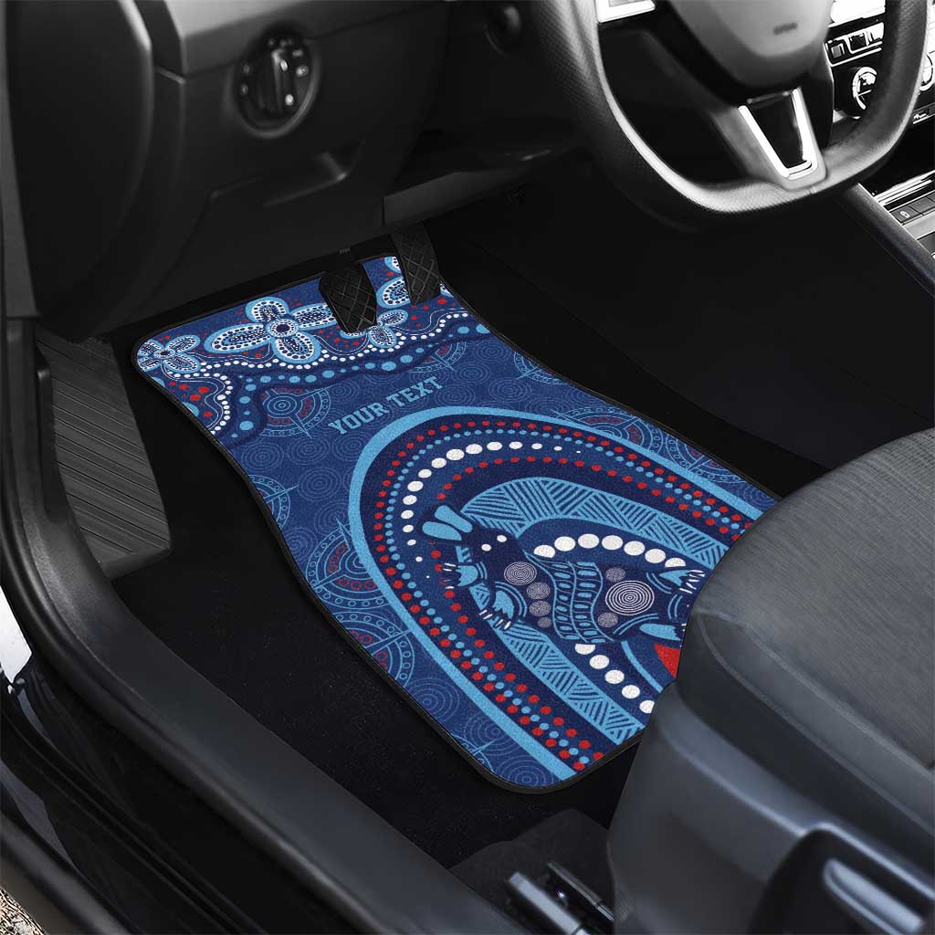 Personalized Australia NSW Rugby Indigenous Series Car Mats Blues Platypus