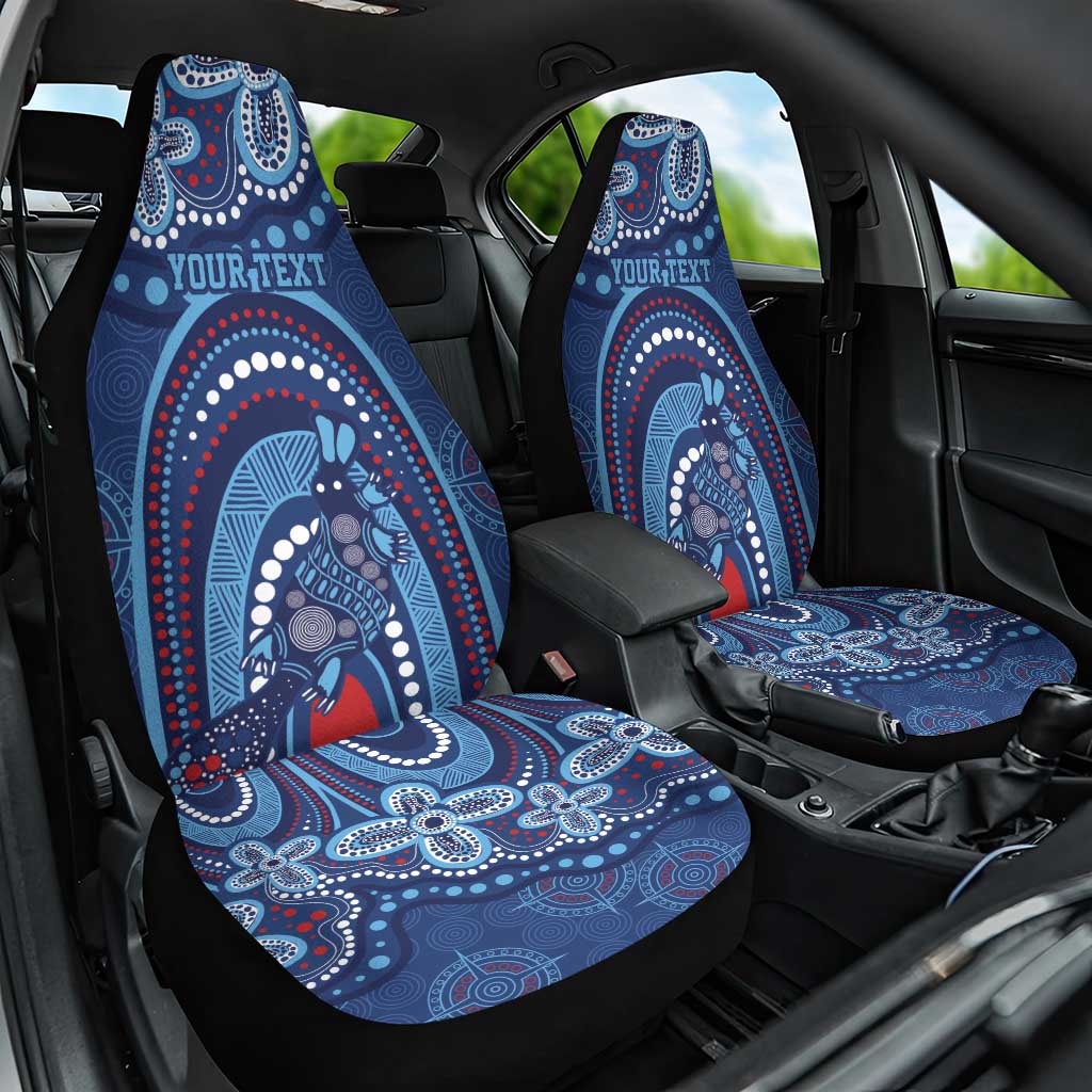 Personalized Australia NSW Rugby Indigenous Series Car Seat Cover Blues Platypus
