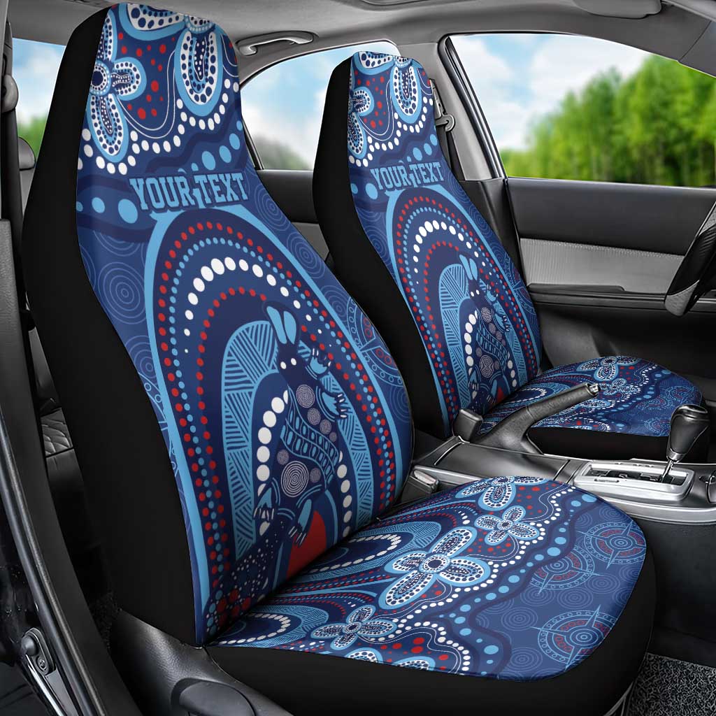 Personalized Australia NSW Rugby Indigenous Series Car Seat Cover Blues Platypus