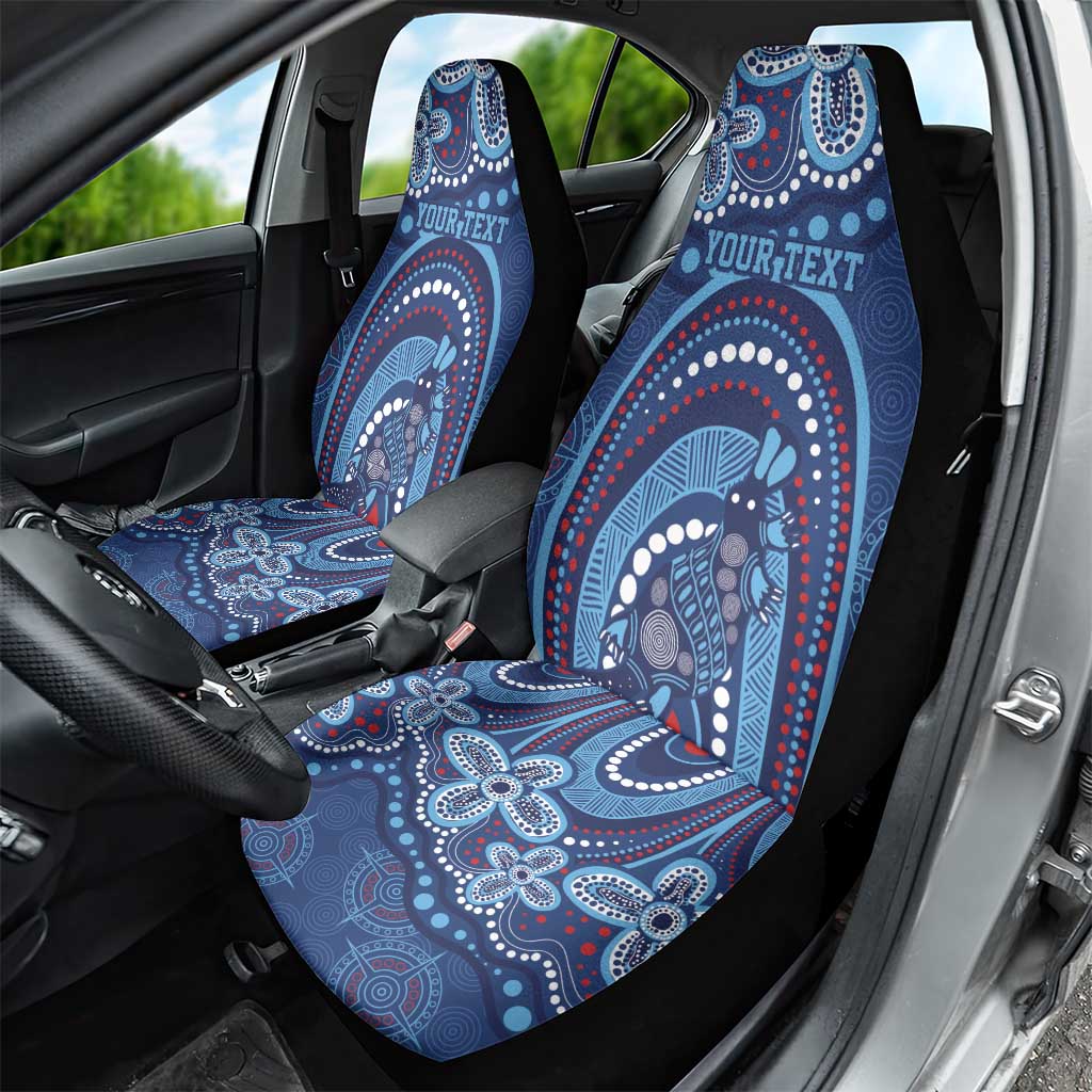 Personalized Australia NSW Rugby Indigenous Series Car Seat Cover Blues Platypus
