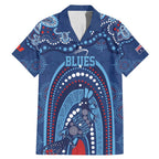 Personalized Australia NSW Rugby Indigenous Series Family Matching Mermaid Dress and Hawaiian Shirt Blues Platypus