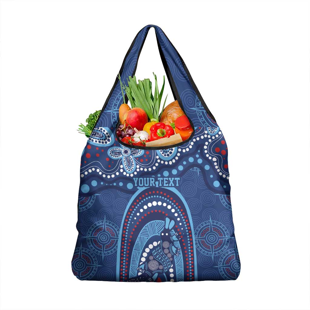 Personalized Australia NSW Rugby Indigenous Series Grocery Bag Blues Platypus